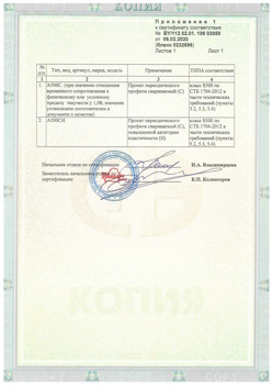 2020.02.06 Ахтубинск - Приложение к сертификату - Прокат арматурный для железобетонных конструкций периодического профиля.